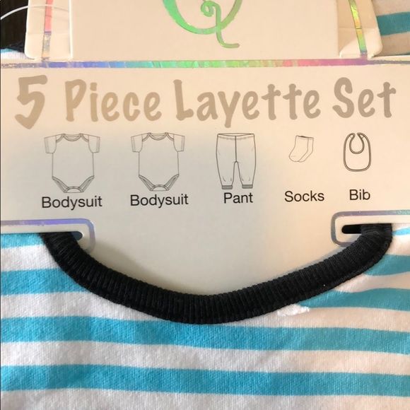 NWT 5 Piece Layette Set - Picture 6 of 6